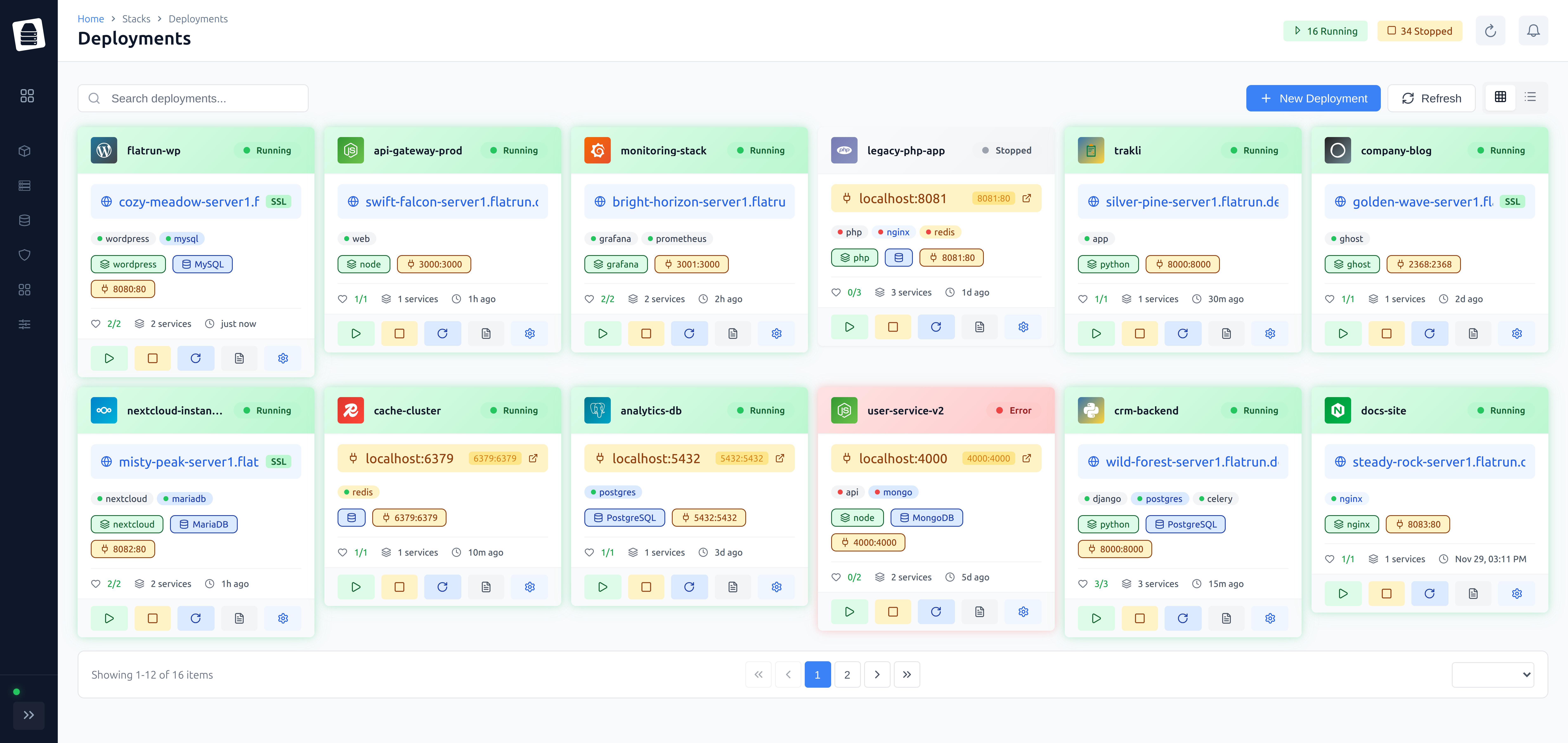 FlatRun - Main product screenshot demonstrating key features and user interface