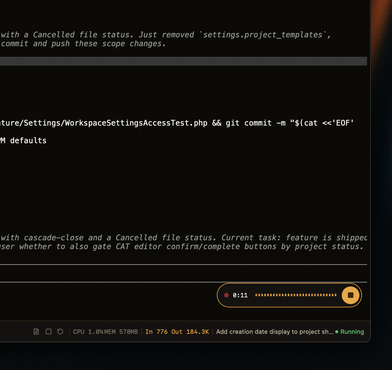 HiveTerm screenshot 2