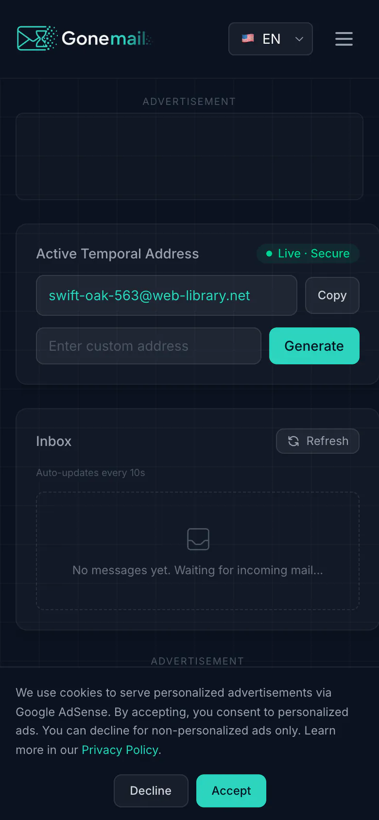 GoneMail gallery image