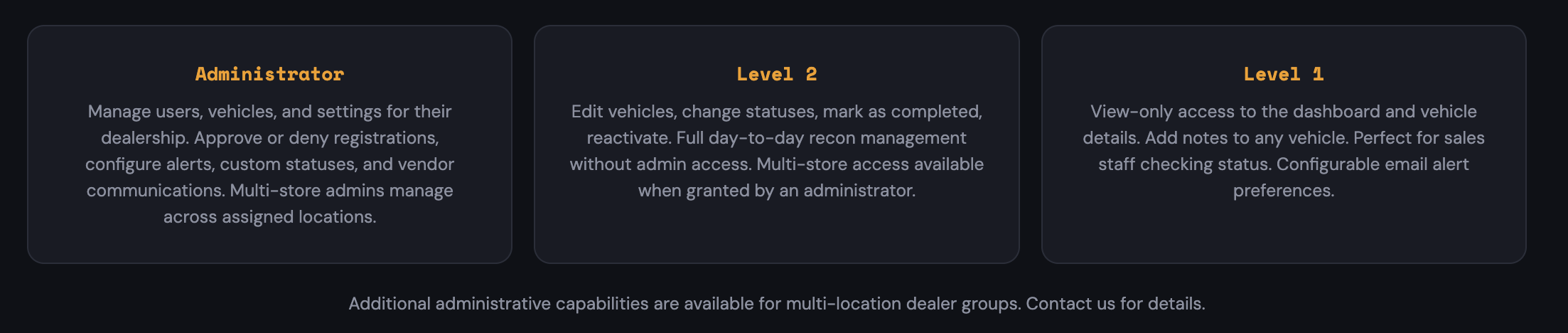 Vehicle Recon Tracker gallery image