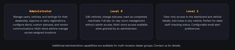 Vehicle Recon Tracker screenshot 3