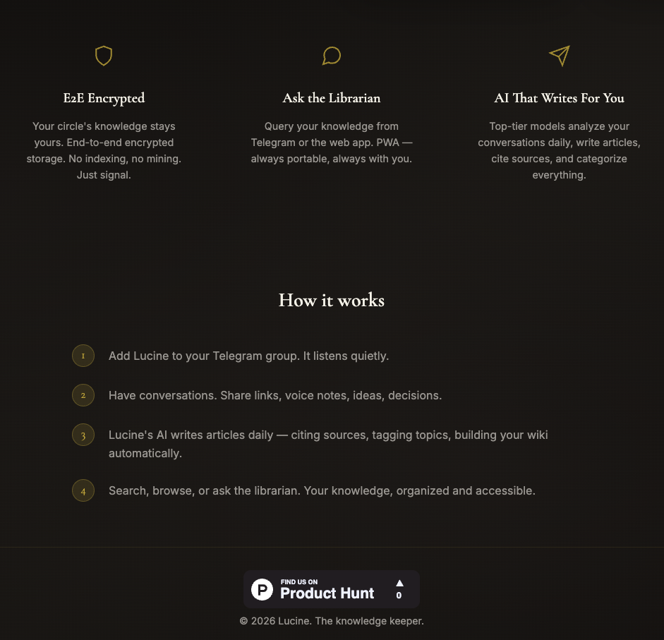 Lucine.io gallery image