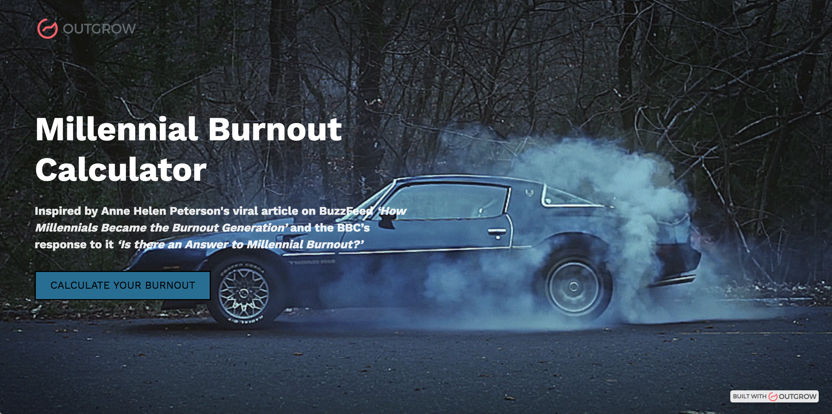 Millennial Burnout Calculator gallery image
