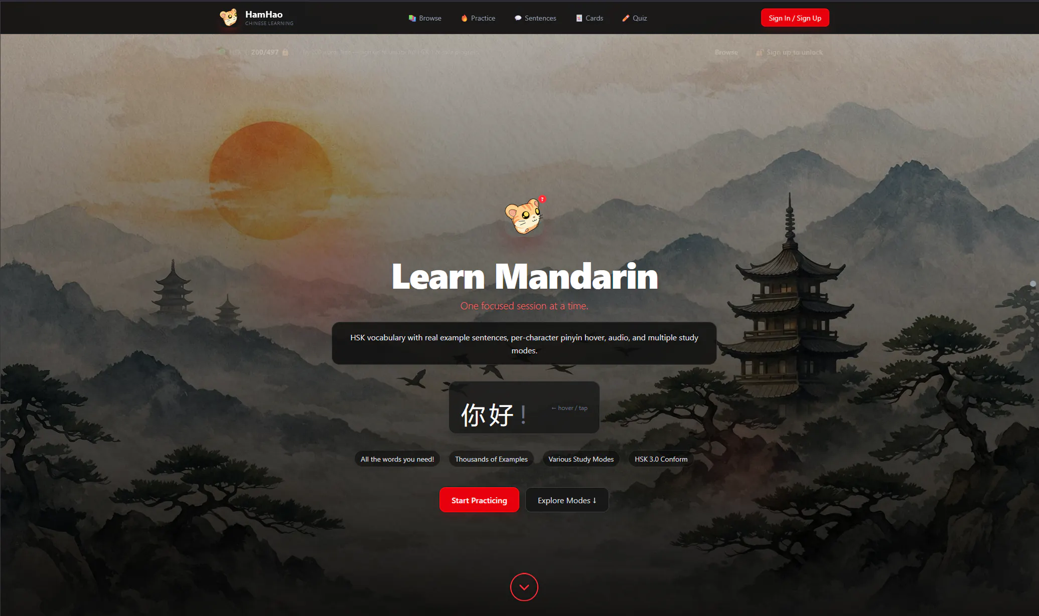Banner del producto HamHao Chinese Learning