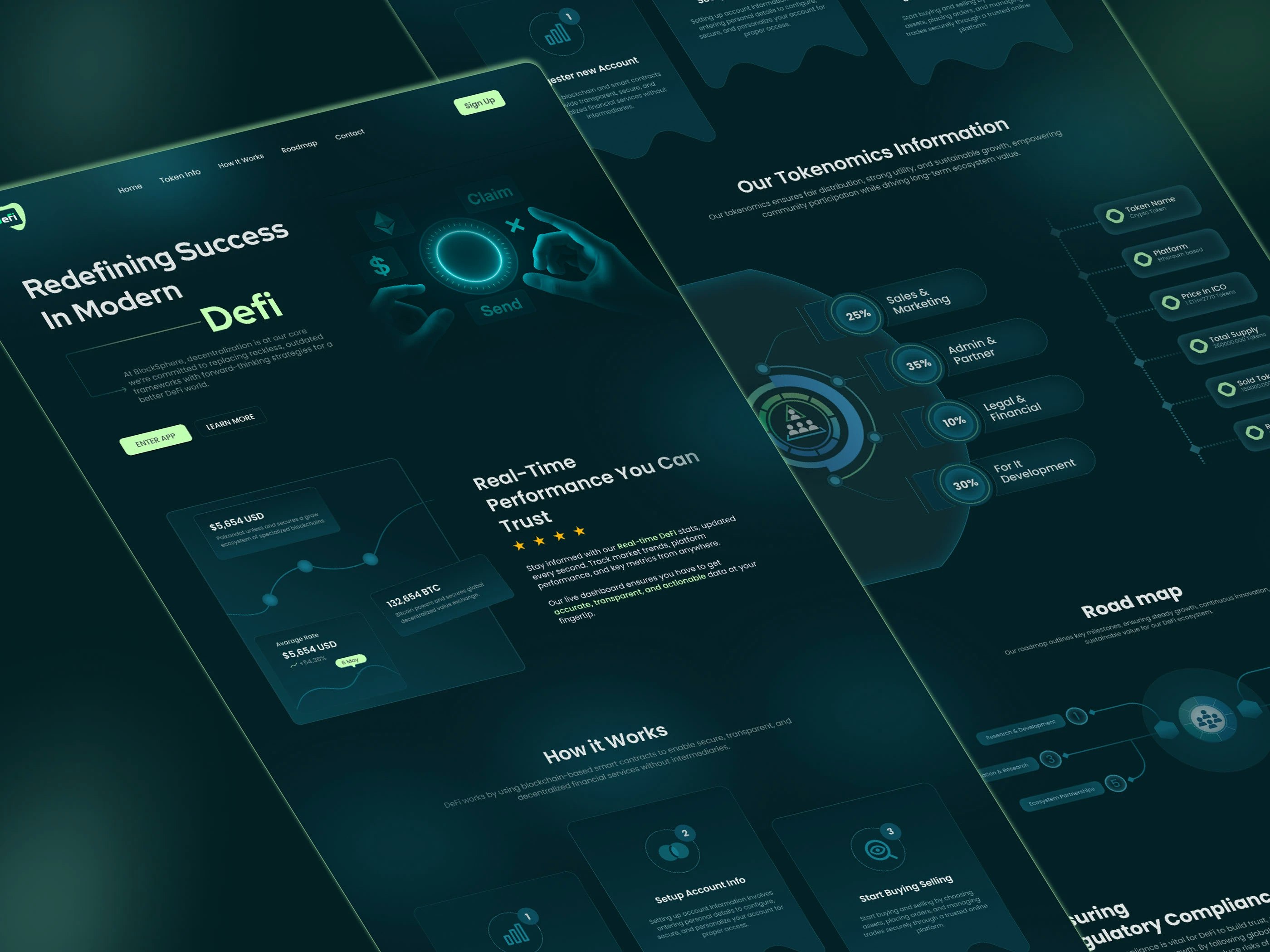 DeFi Development - Screenshot 2 showing product features and functionality