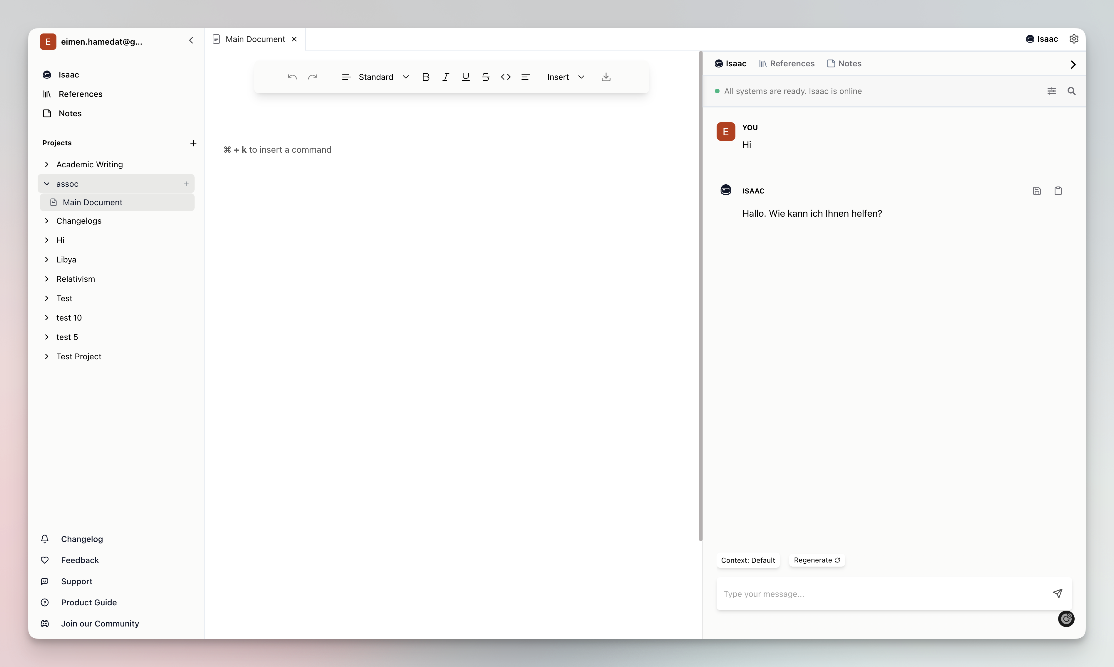 Isaac Editor gallery image