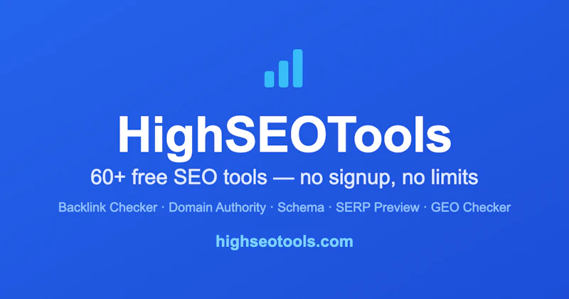 HighSEOTools screenshot 1