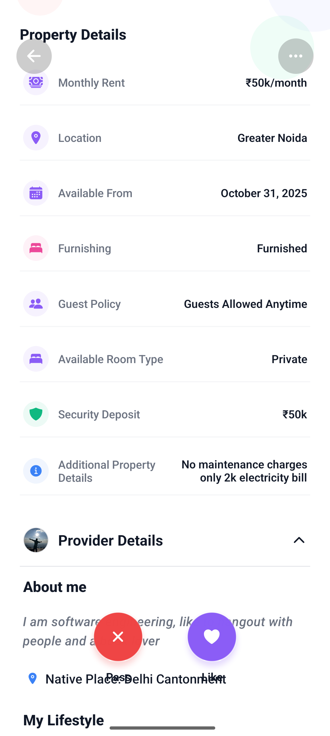 Roomia - Screenshot 5 showing product features and functionality