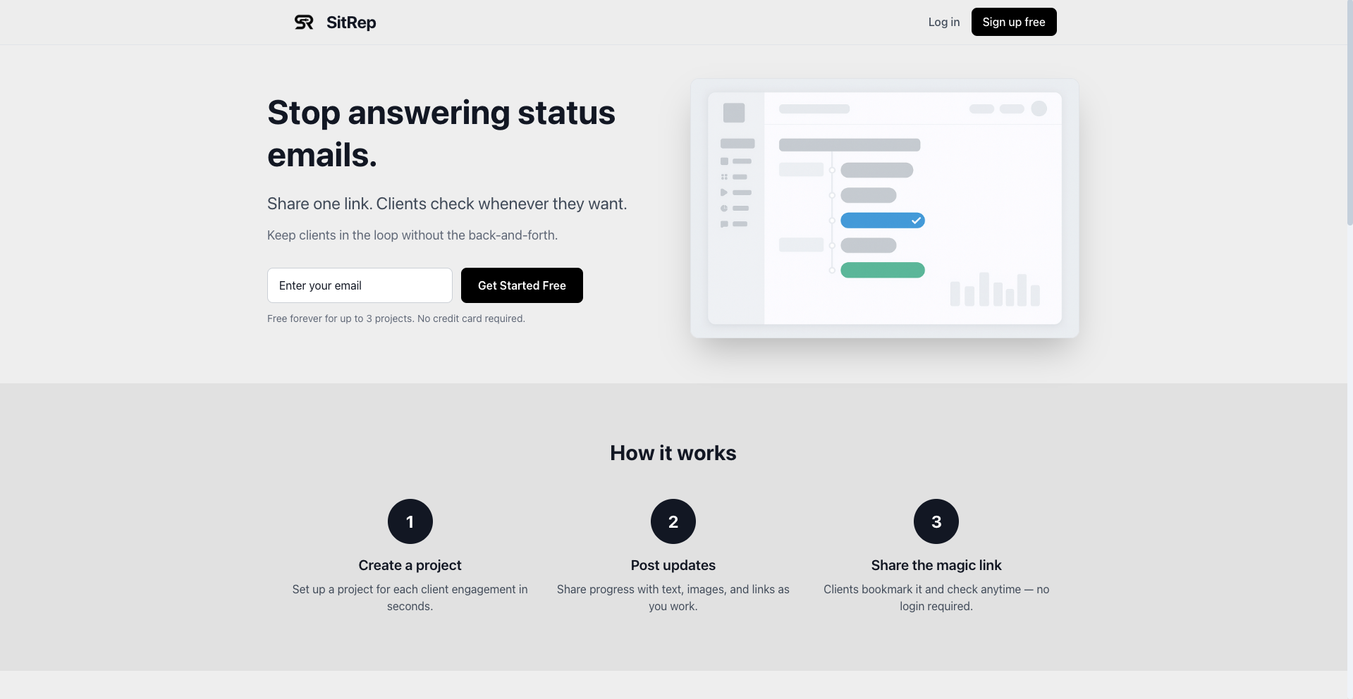 SitRep - Main product screenshot demonstrating key features and user interface