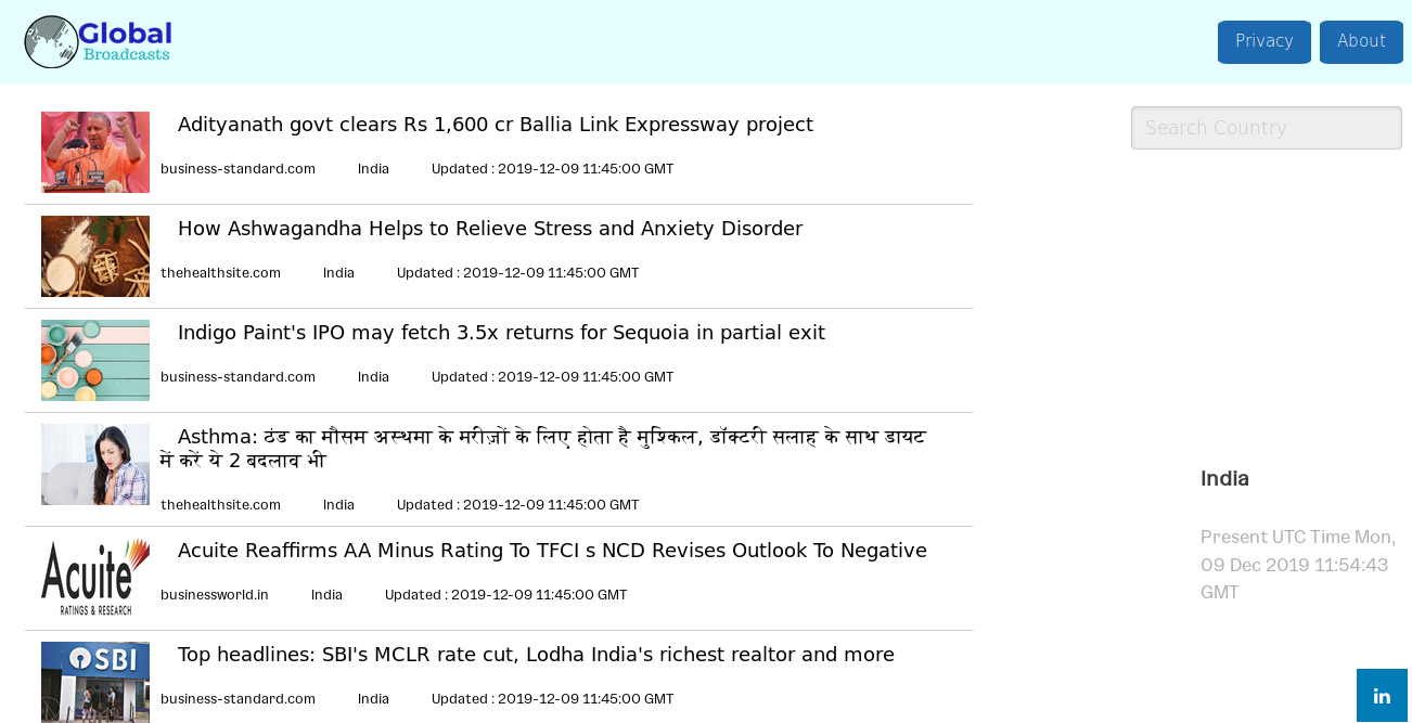 Global Broadcasts gallery image