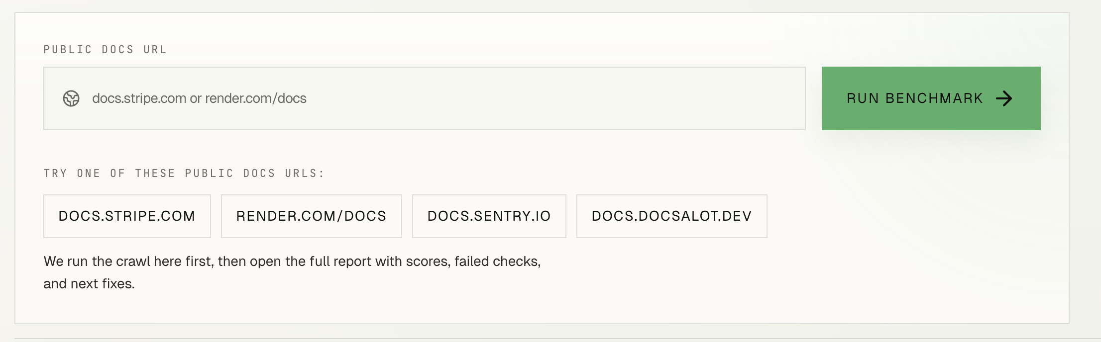 Agent-Ready Docs Benchmark gallery image