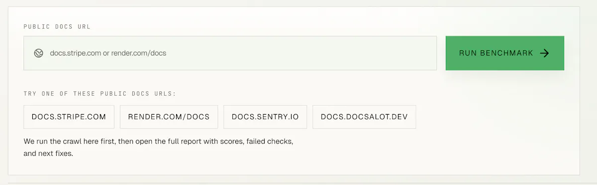 Agent-Ready Docs Benchmark