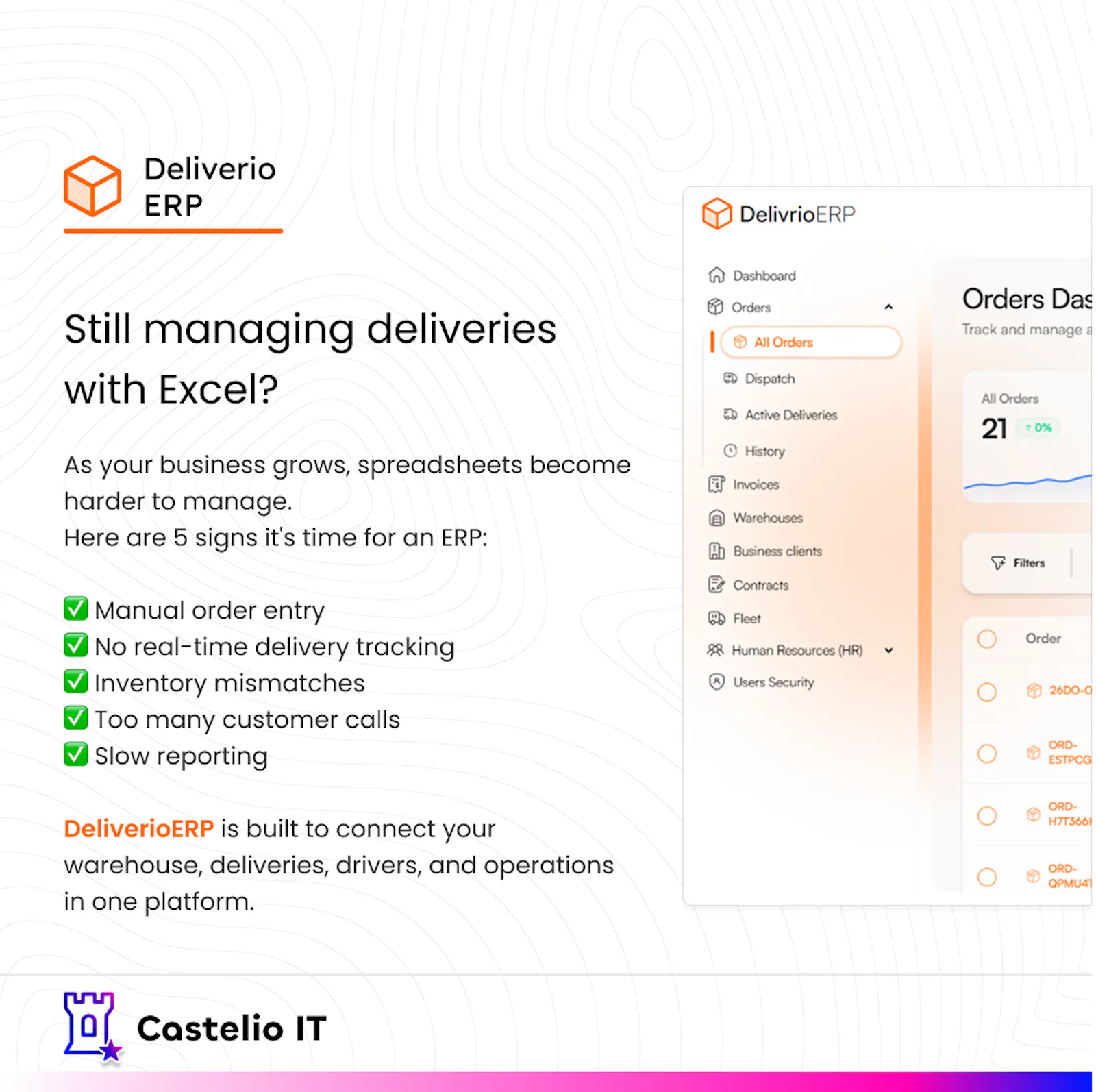 DeliverioERP screenshot 2