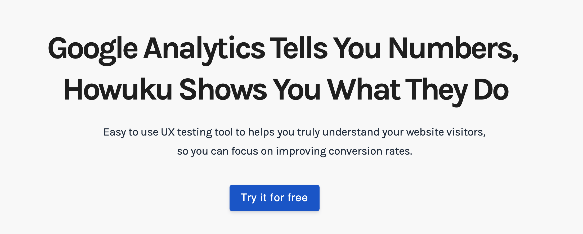 Howuku Analytics gallery image