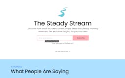 The Steady Stream media 2