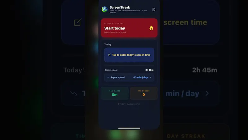 ScreenStreak screenshot 1 (video preview)