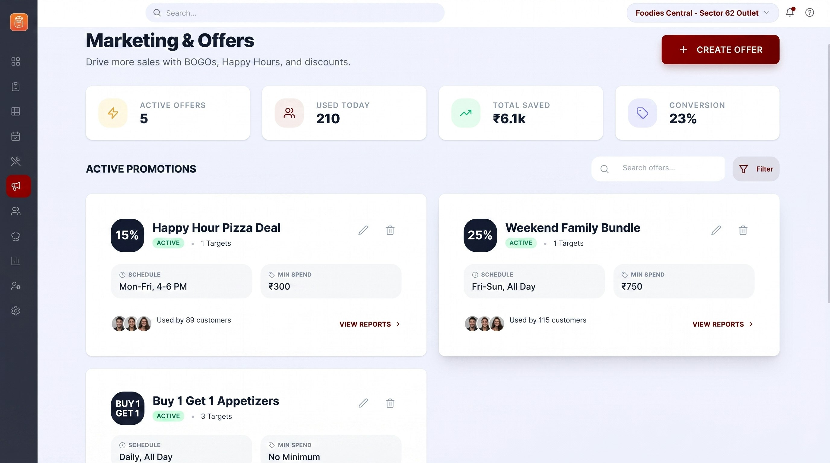 Foodie — Restaurant Management gallery image