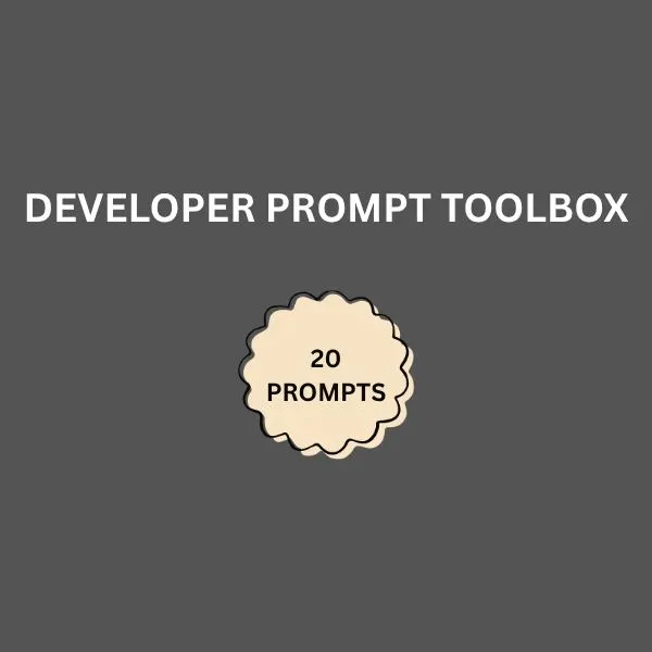 Sr. Developer's ChatGPT Prompt Toolbox gallery image