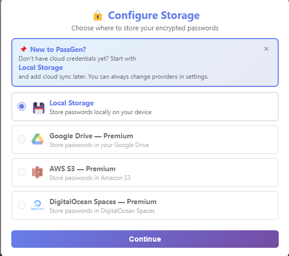 PassGen - Screenshot 4 showing product features and functionality