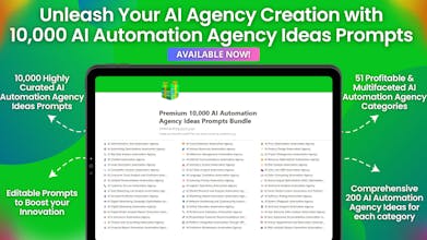 10,000 AI Automation Agency Idea Prompts gallery image