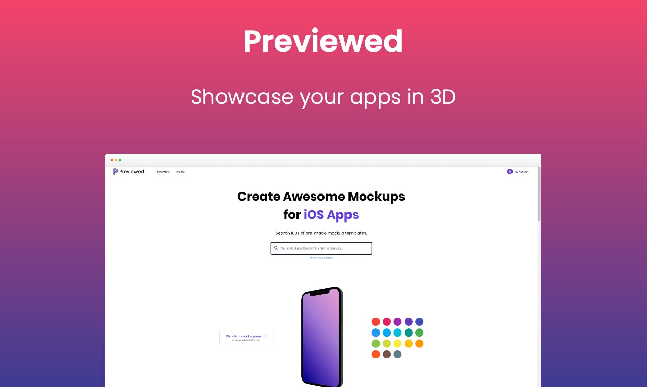 Download Previewed 3d Pixel Perfect 3d Device Mockups Animations Product Hunt