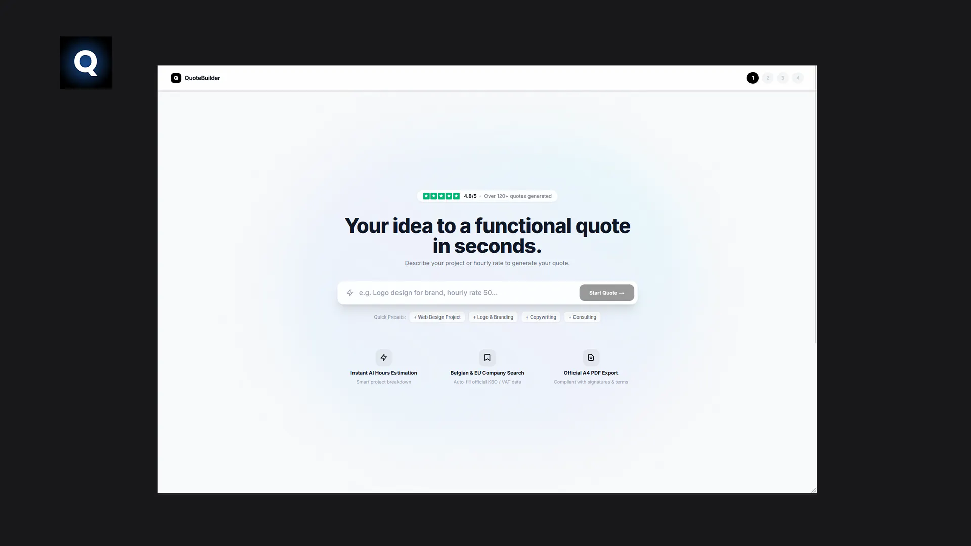 QuoteBuilder gallery image