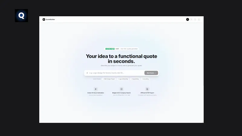 QuoteBuilder screenshot 2