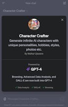 Character Crafter GPT gallery image