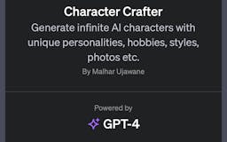 Character Crafter GPT media 2