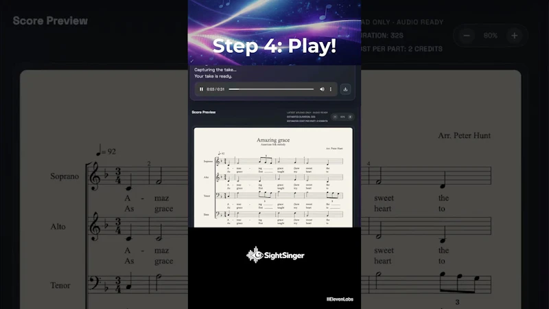 SightSinger.app screenshot 1 (video preview)