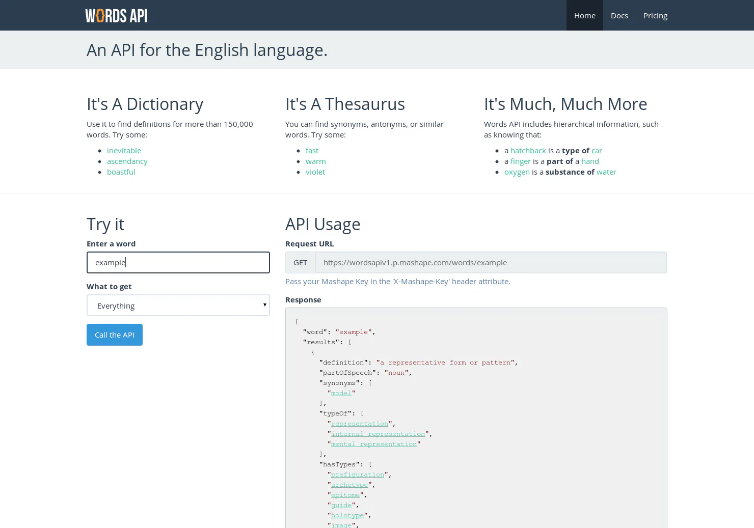 Words API