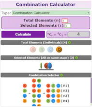 Combinatorics Calculators gallery image