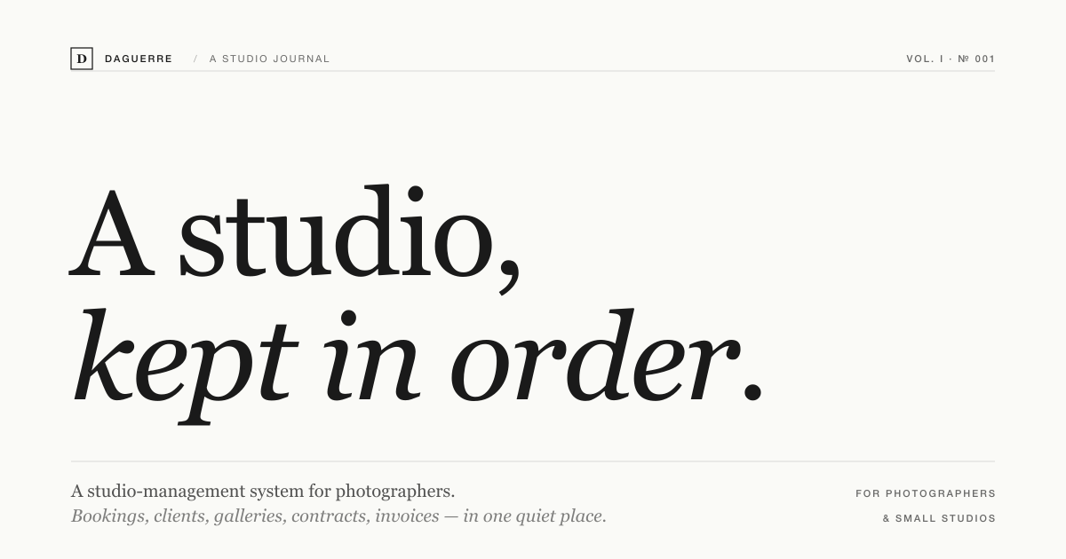 Daguerre gallery image