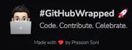 #GitHubWrapped