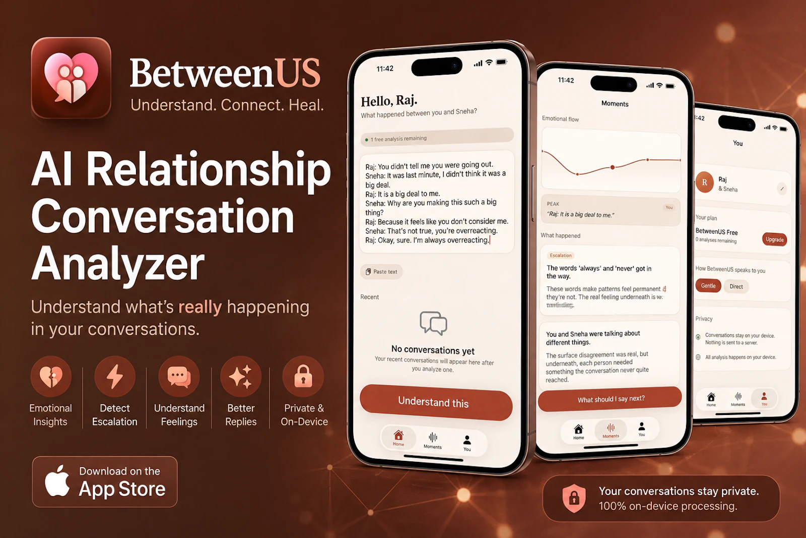 BetweenUS: Relationship Advice screenshot 1