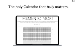 Memento Mori Notion Calendar media 1