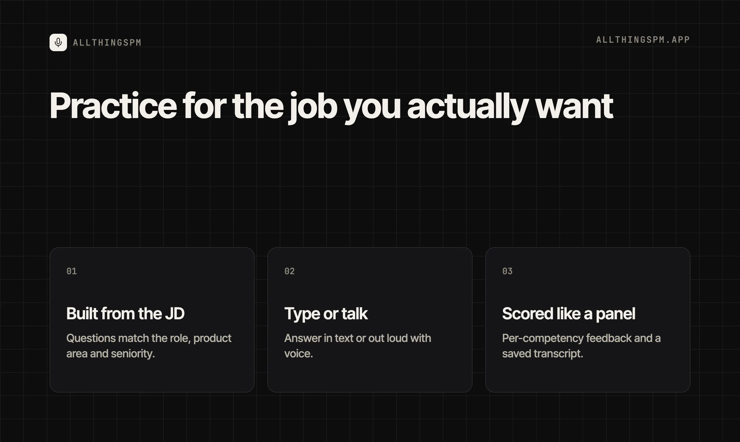 JD Mock Interview by AllthingsPM gallery image