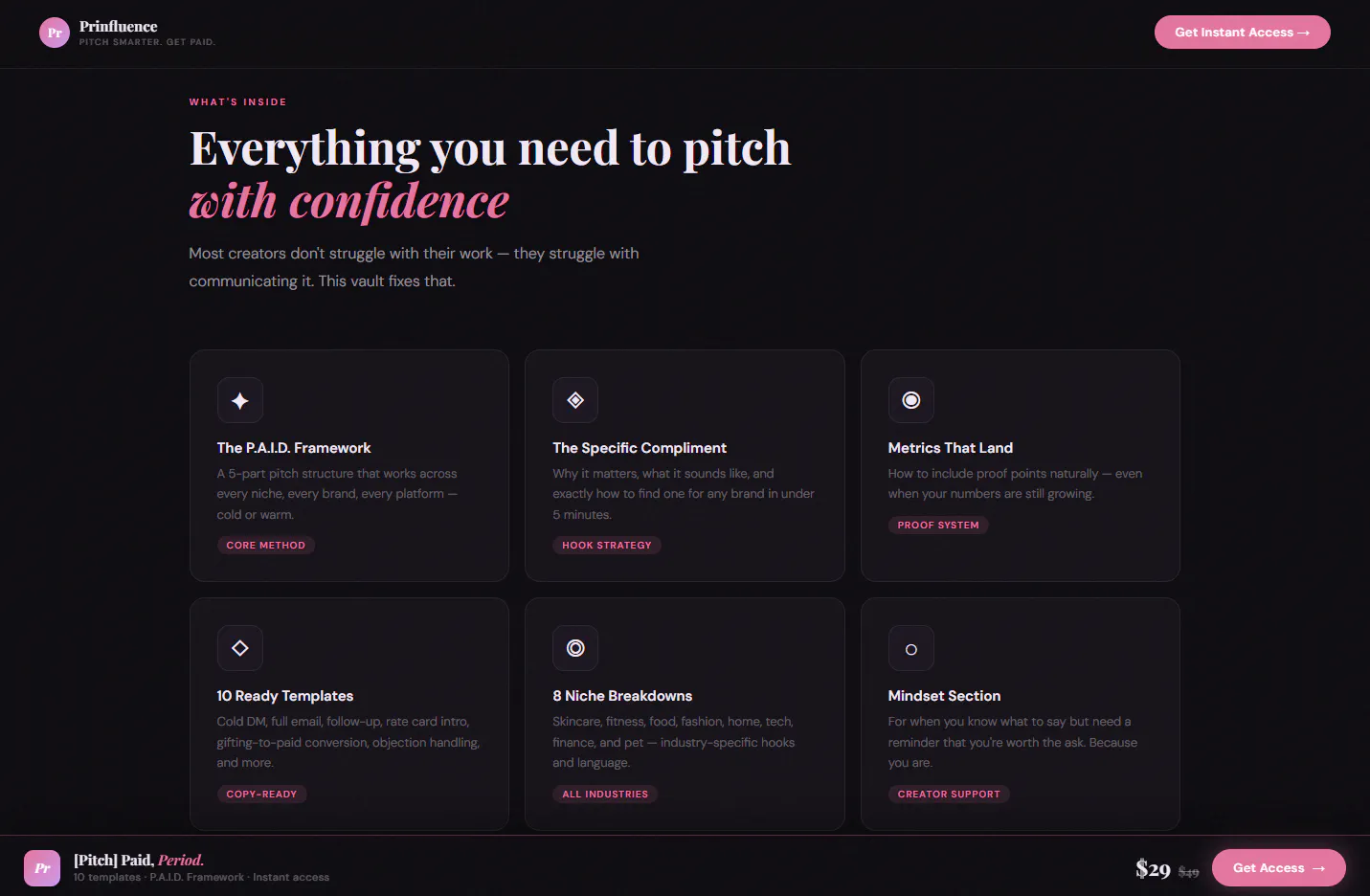 Pitch Paid, Period. by Prinfluence gallery image