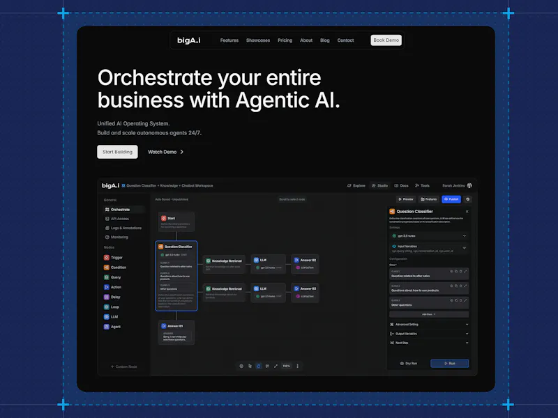 bigA.i Workflow Next.js Template screenshot 2