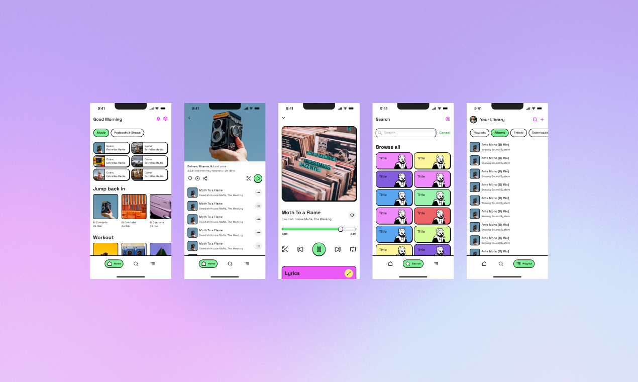 Bộ UI NBRTLSM media 2