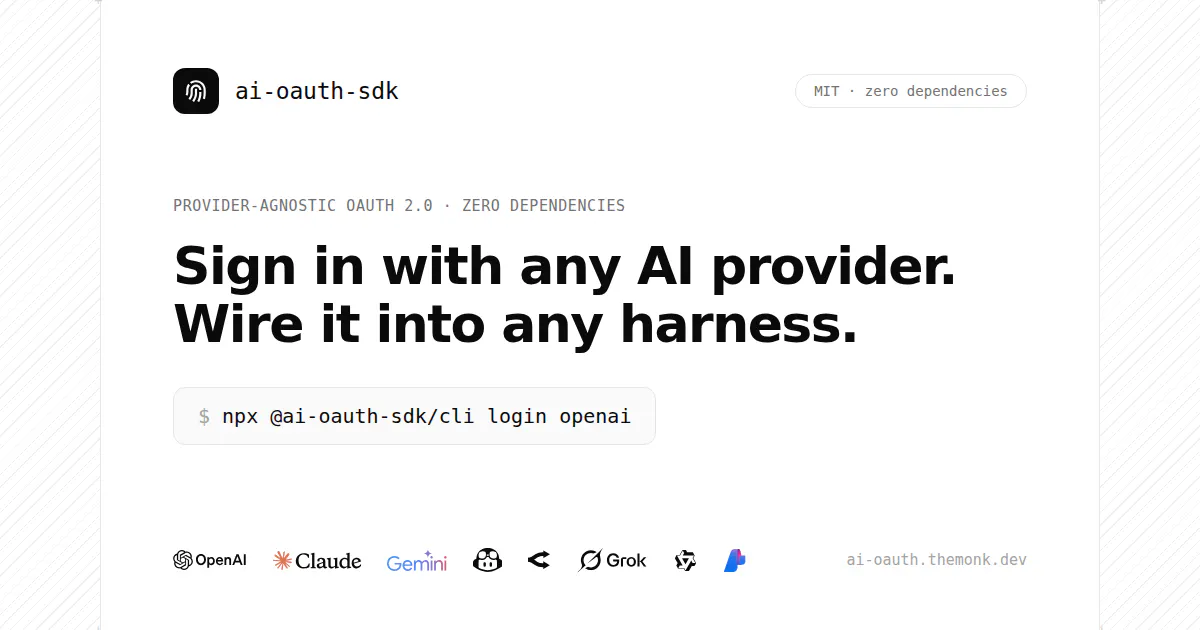 AI OAuth SDK gallery image