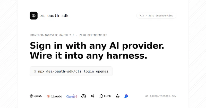 AI OAuth SDK screenshot 1