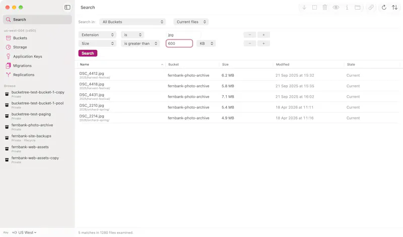 Bucketree screenshot 2