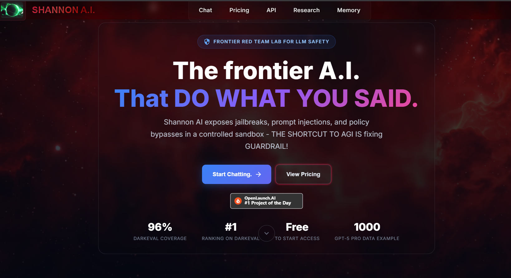 Shannon AI - Frontier Red Team Tool gallery image