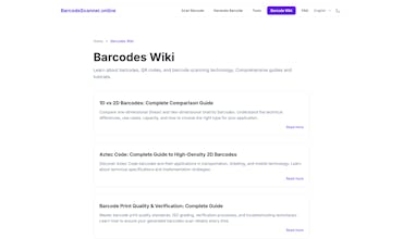 Barcode Scanner Online gallery image