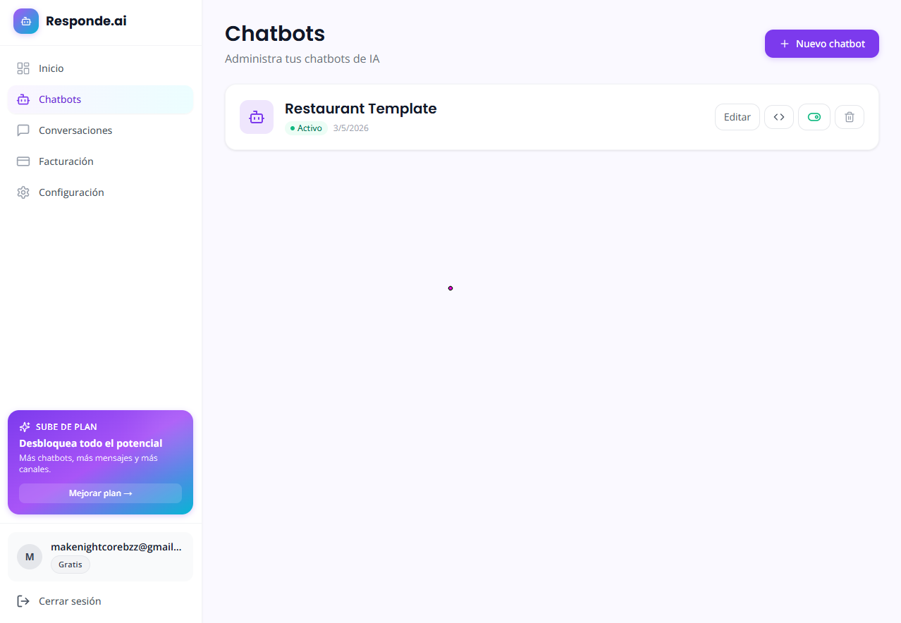 Responde.ai — Chatbots for your business gallery image