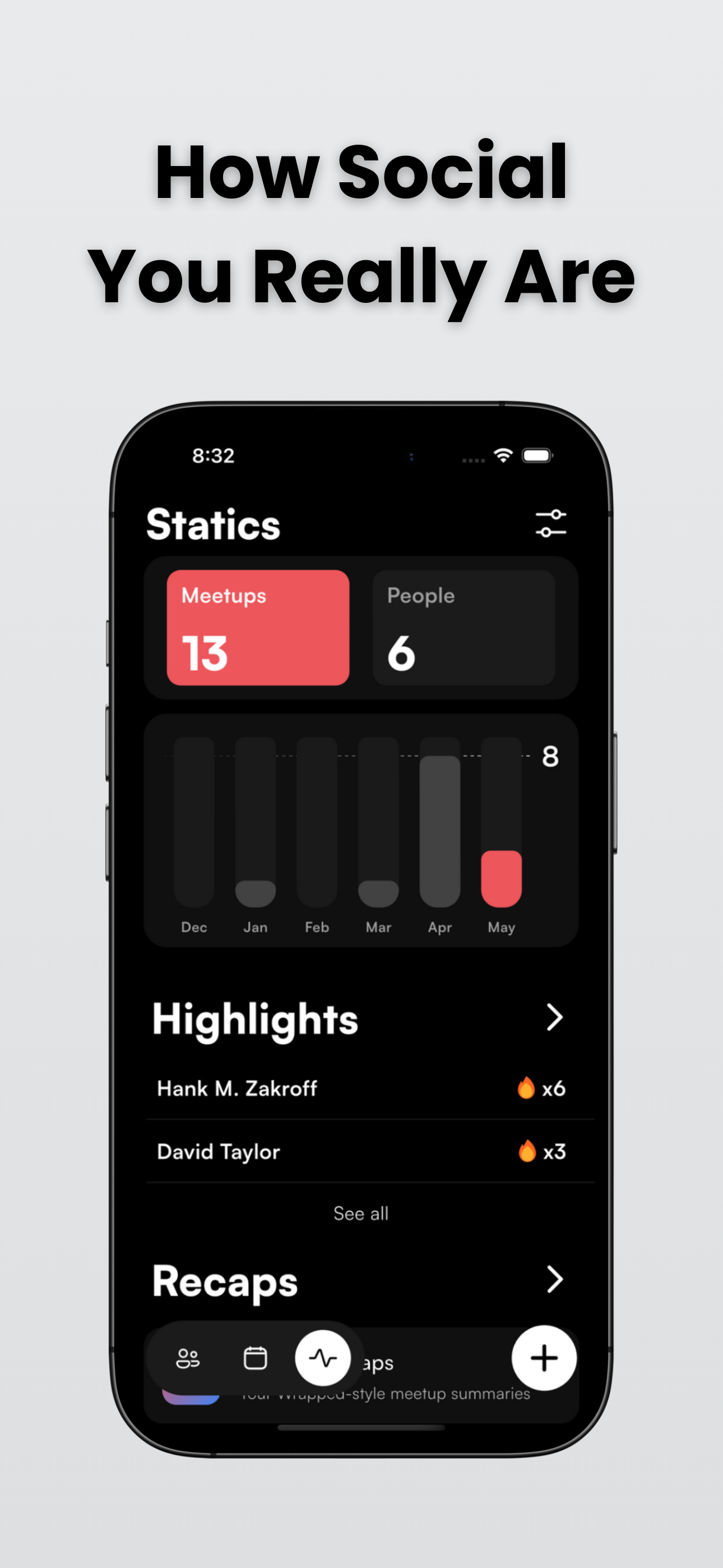 وسائط قائمة الاجتماعات: Meetup Tracker 1