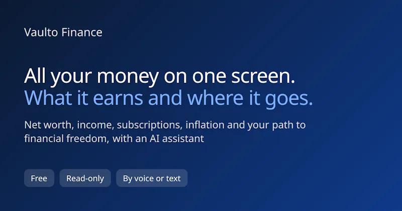 Vaulto Finance screenshot 1