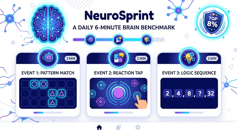 NeuroSprint — The daily brain benchmark screenshot 2