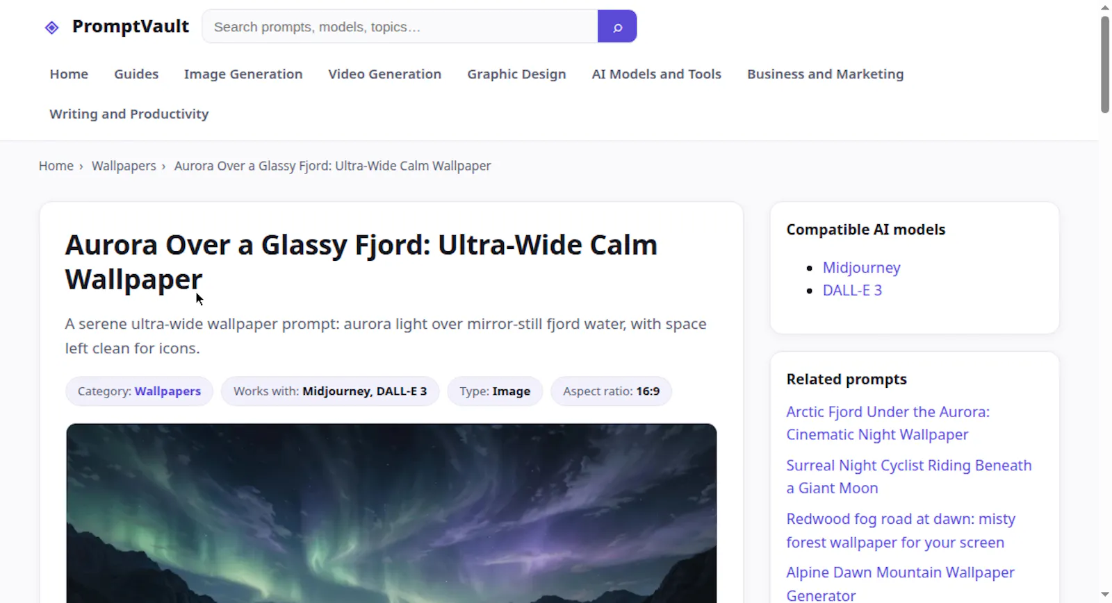 PromptVault AI Prompt Library screenshot 1